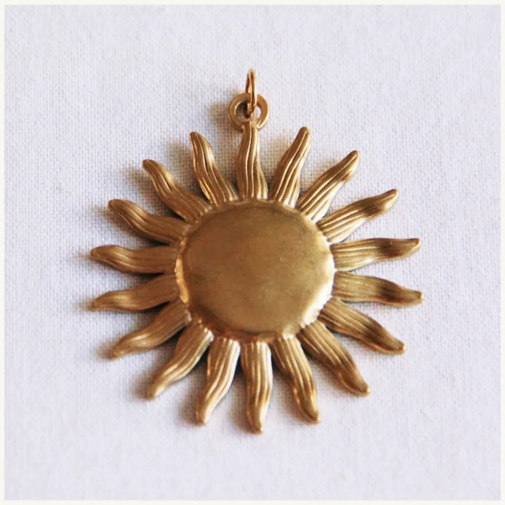 Charm SUN Gold - Kettenanhänger