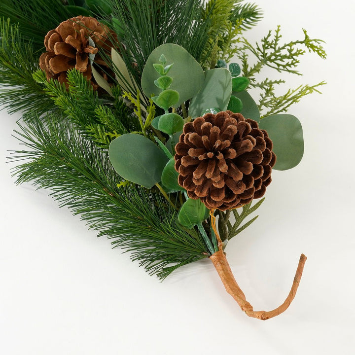 Girlande "Bonita" - Weihnachtsdeko mit Tannengrün & Zapfen – L178 cm