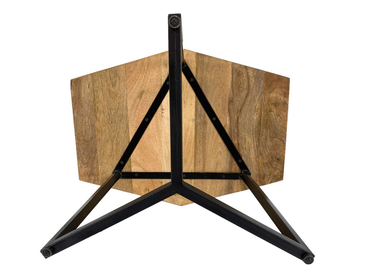 Couchtisch - Beistelltisch - Wohnzimmer Tisch LYON - Metall-Gestell schwarz