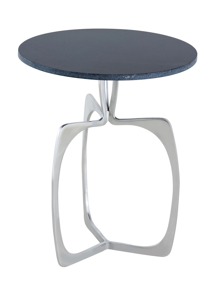 Beistelltisch SOHOO - Dekotisch Marmor - Gestell silber oder gold