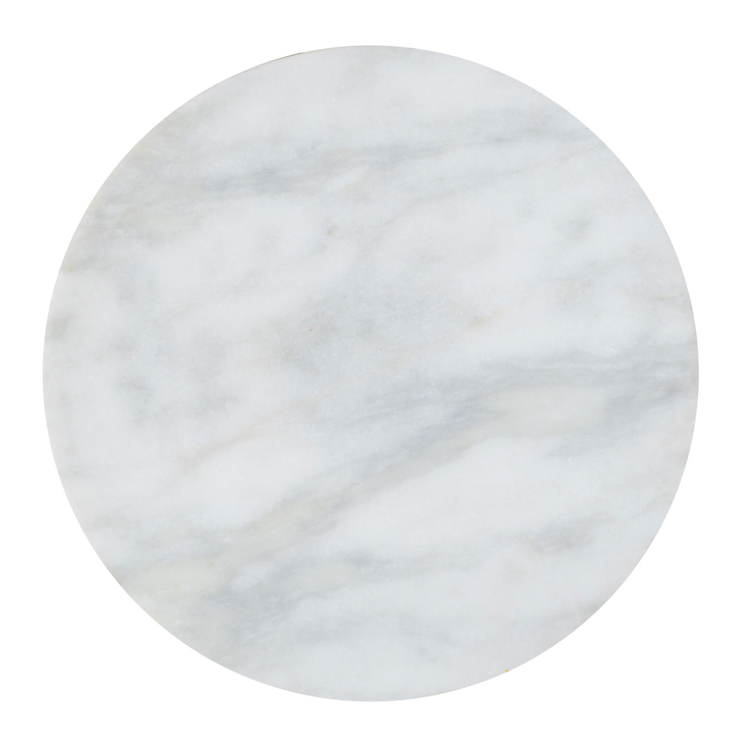 Beistelltisch SOHOO - Dekotisch Marmor - Gestell silber oder gold