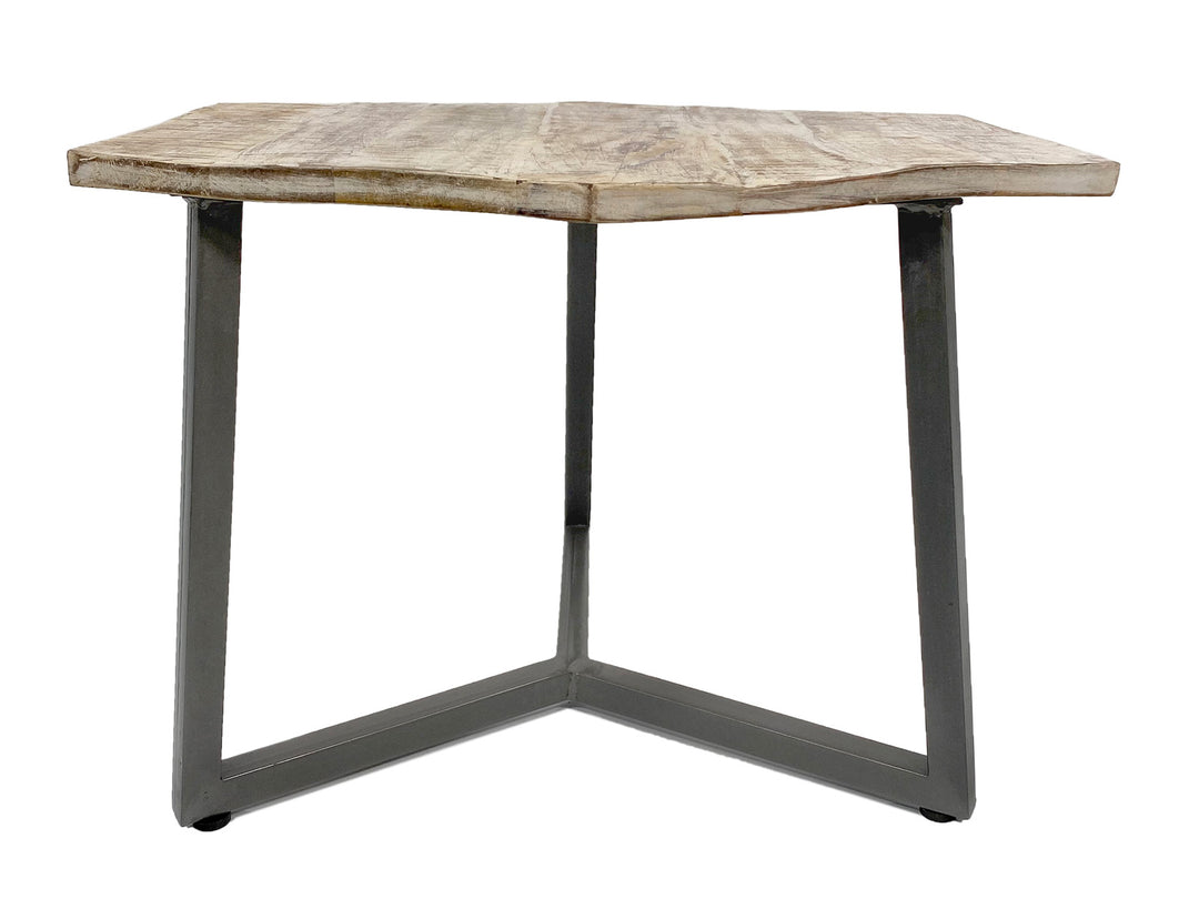 Couchtisch NIZZA - Beistelltisch - Wohnzimmer Tisch - Metall-Gestell schwarz o. silber