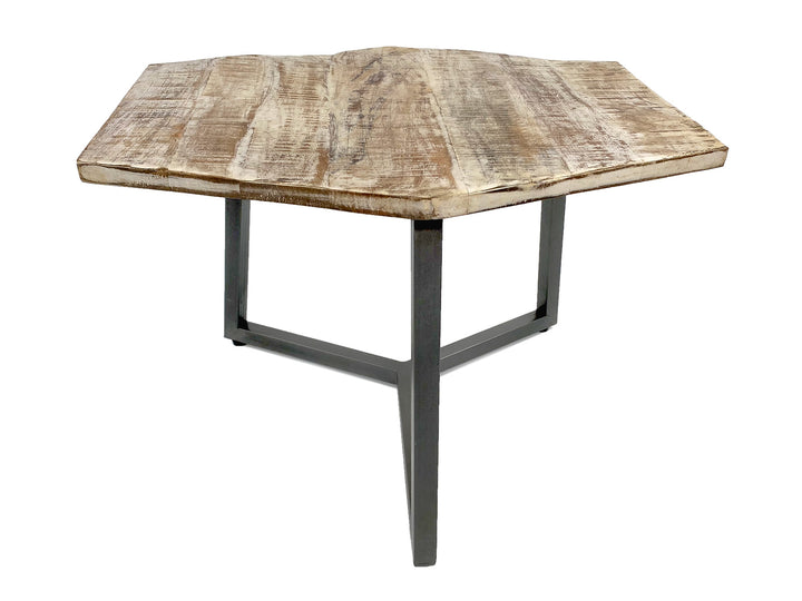 Couchtisch NIZZA - Beistelltisch - Wohnzimmer Tisch - Metall-Gestell schwarz o. silber