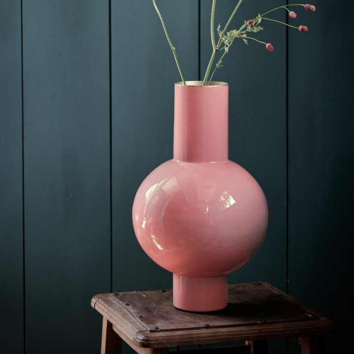 Vase Metal medium PINK 40cm