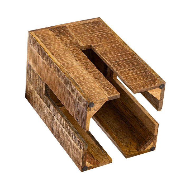 Blumenhocker - Blumensäule - Sitzhocker - Beistelltisch Mangoholz