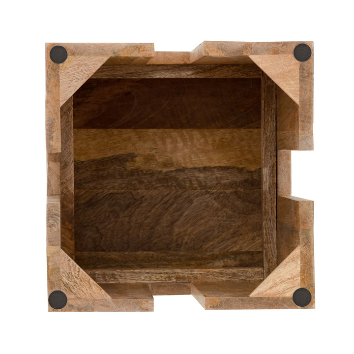 Blumenhocker - Blumensäule - Sitzhocker - Beistelltisch Mangoholz