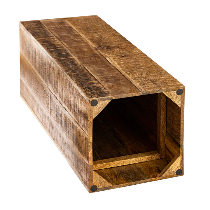 Blumensäule - Blumen Hocker - Pflanzenständer - Beistelltisch Mangoholz