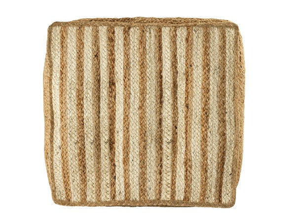 Bodenkissen - Sitzpouf - Loungekissen - Natur Jute