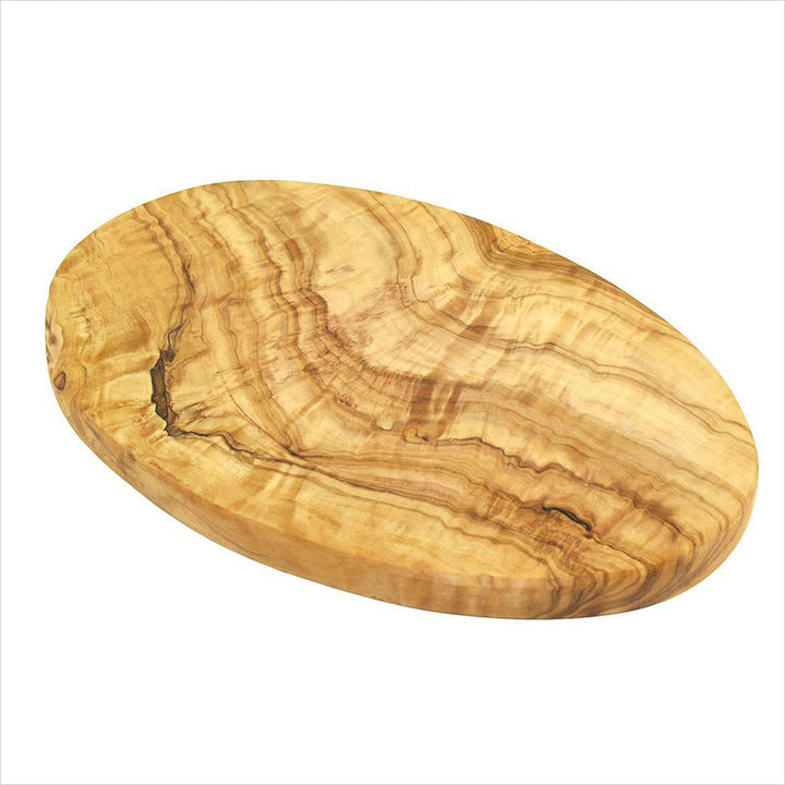 Frühstücksbrett aus Olivenholz oval (L24cm)