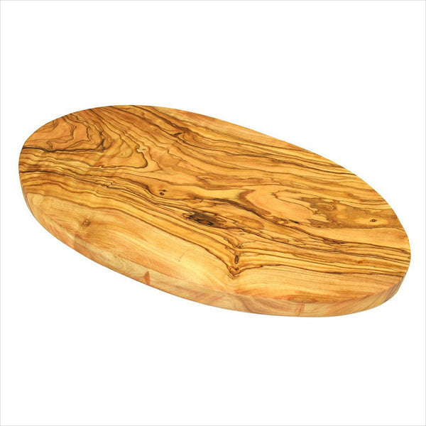 Frühstücksbrett aus Olivenholz oval (L30cm)