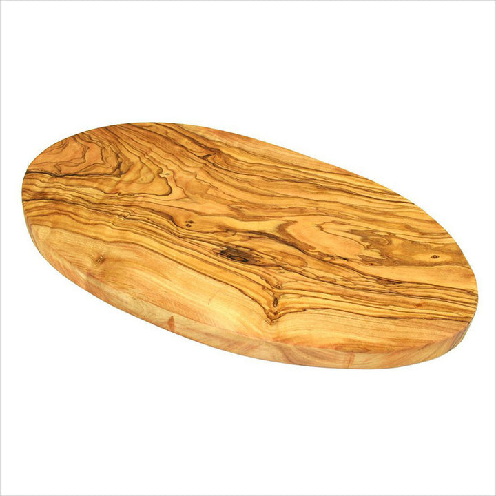 Frühstücksbrett aus Olivenholz oval (L30cm)