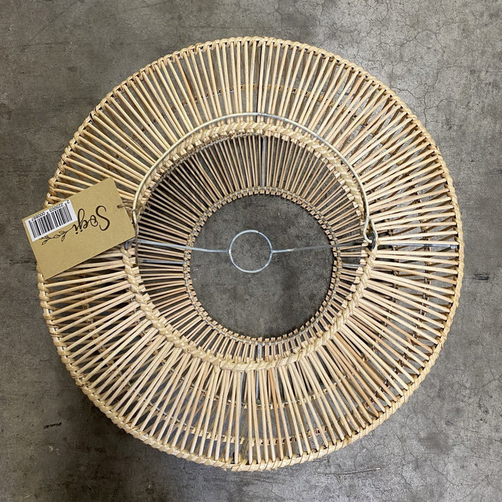 Boho Rattanlampe LIKU - Pendelleuchte - handgefertigte Deckenlampe