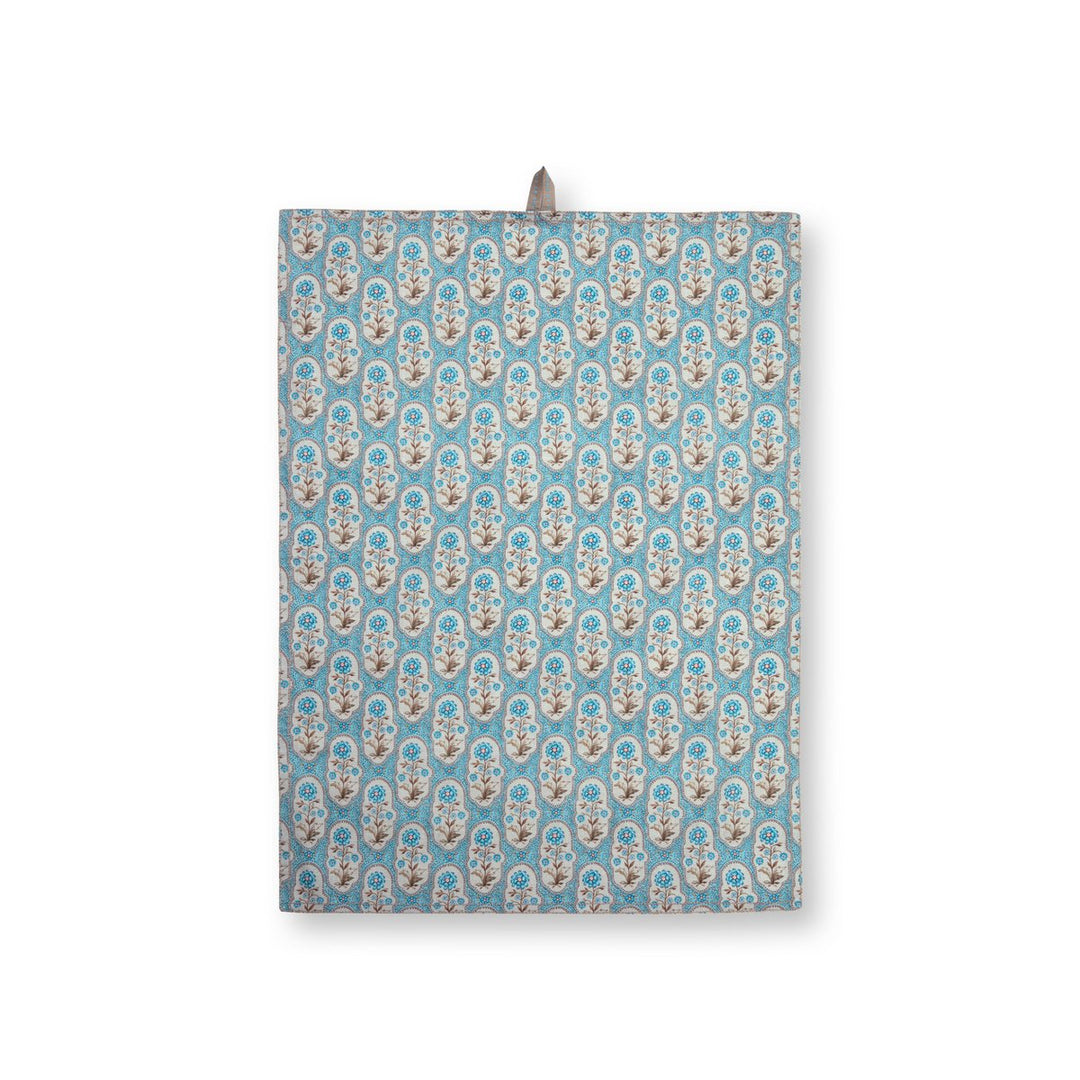 Geschirrtücher 2er-Set BLOOMING TALES Khaki-Blue 50x70cm