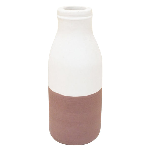 Handgegossene Tonvase SANA - Boho Deko Vase - Blumenvase - Flaschenvase