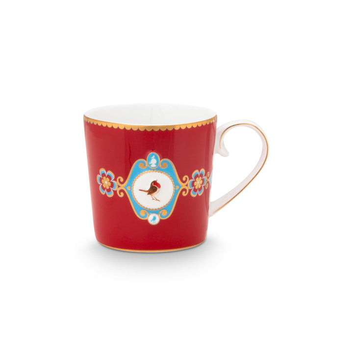 Tassen klein 2er-Set LOVE BIRDS MEDALLION RED
