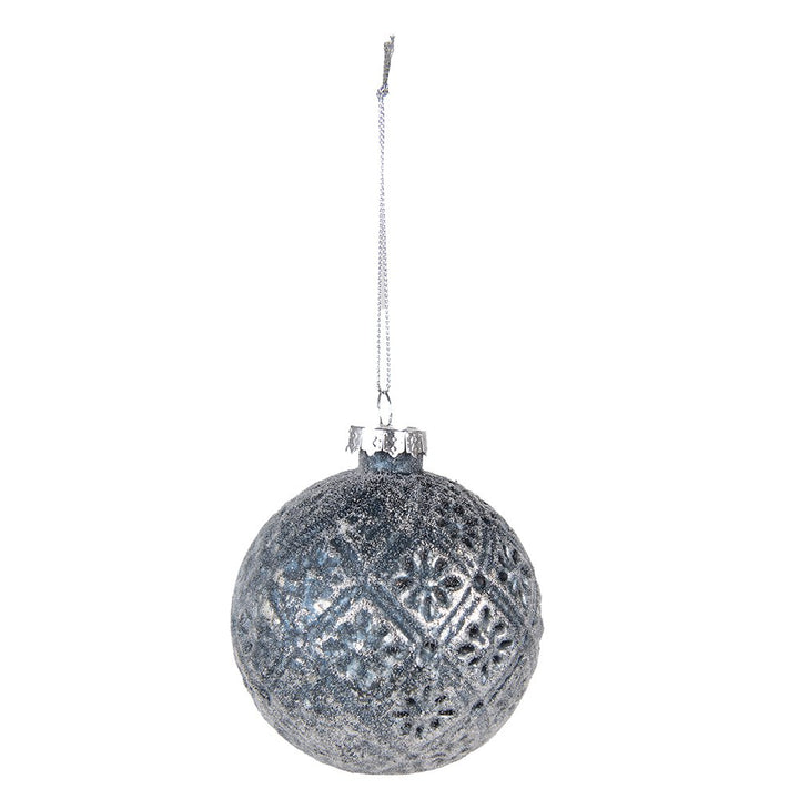 Weihnachtskugeln Ø 8x8 cm / Glas / 4er-Set