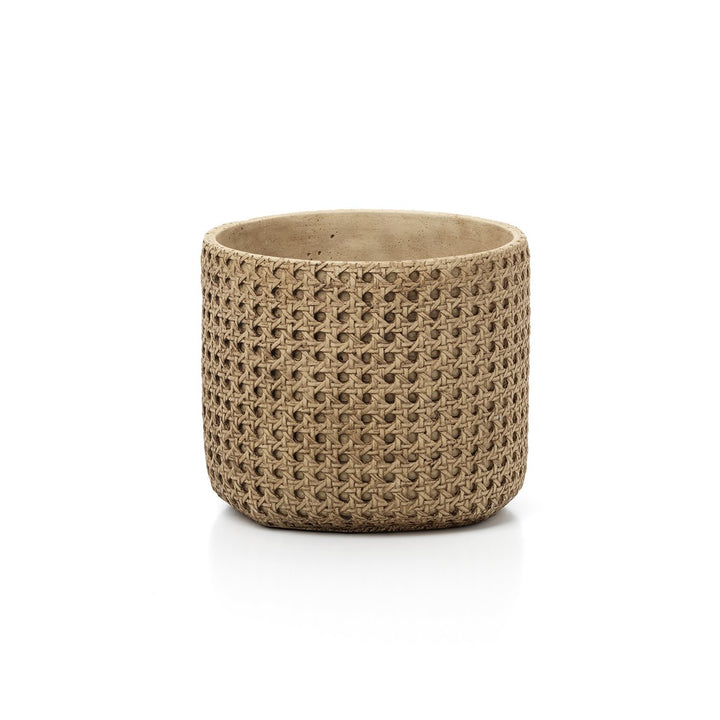 RATTANROCK Pflanzkübel L - Pflanztopf - Dekotopf