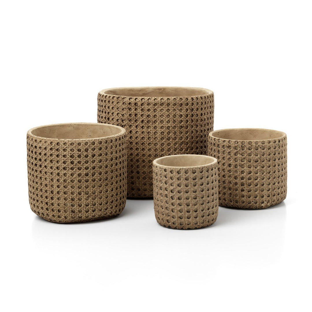 RATTANROCK Pflanzkübel XL - Pflanztopf - Dekotopf