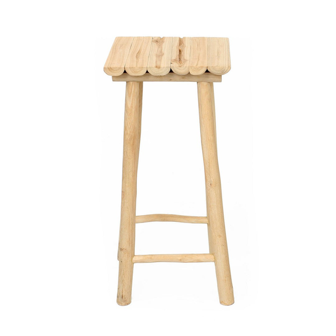 ISLAND Barhocker - Teakholz Natur