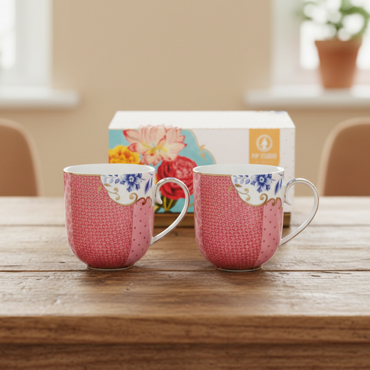 Tassen 2er-Set ROYAL PINK