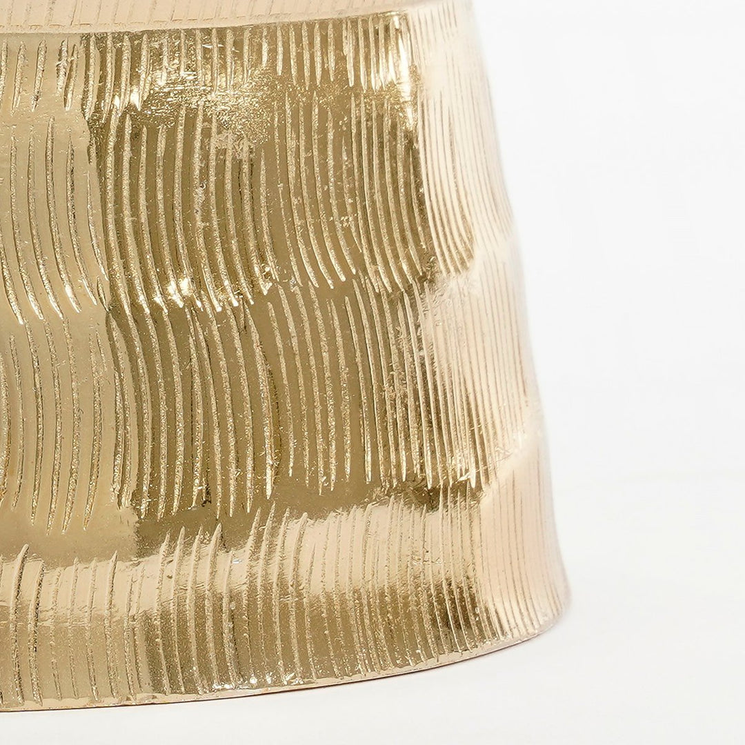 Deko Weihnachtsbaum - Aluminium - Gold - H36cm