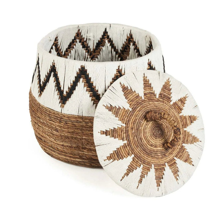 LITTLE BAY BEACH Korb mit Deckel - L
