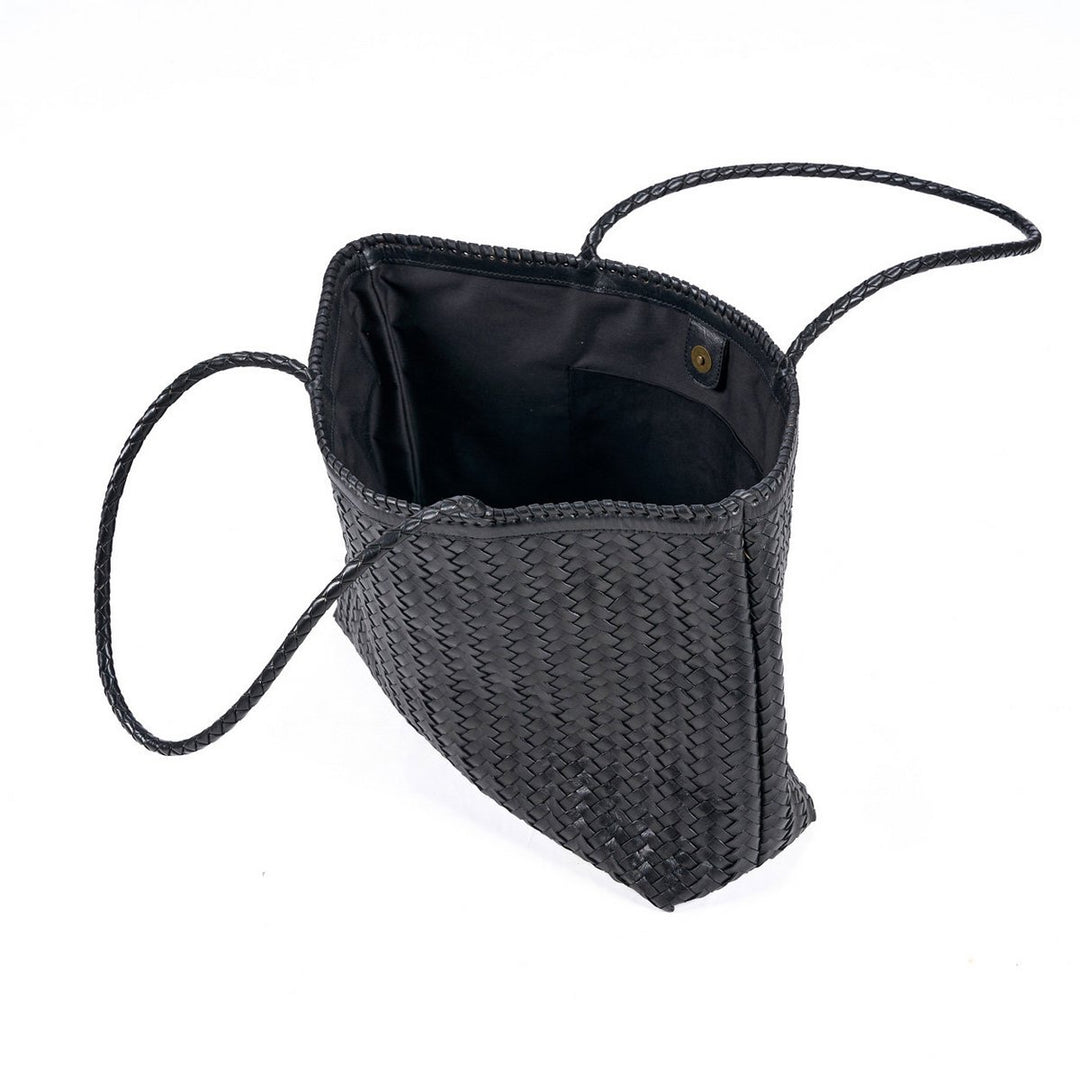 EXECU Ledertasche - Shopper - große Schultertasche
