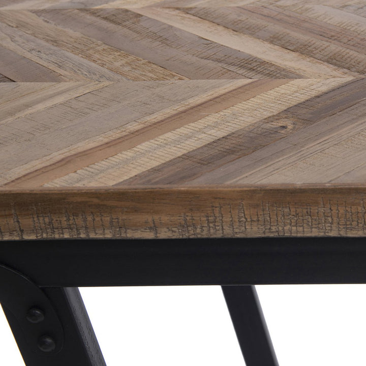 HERRINGBONE Konsole - Dekotisch Teakholz