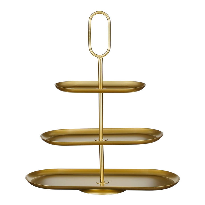 Rama Etagere 3 Ebenen – Metall – Gold