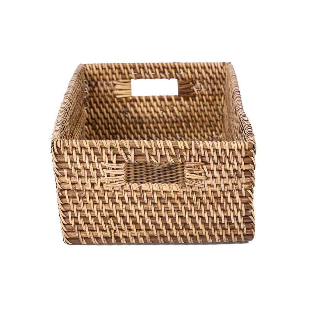 RATTAN Aufbewahrungskorb - Regalkorb - Dekokorb