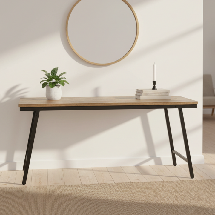 HERRINGBONE Konsole - Dekotisch Teakholz