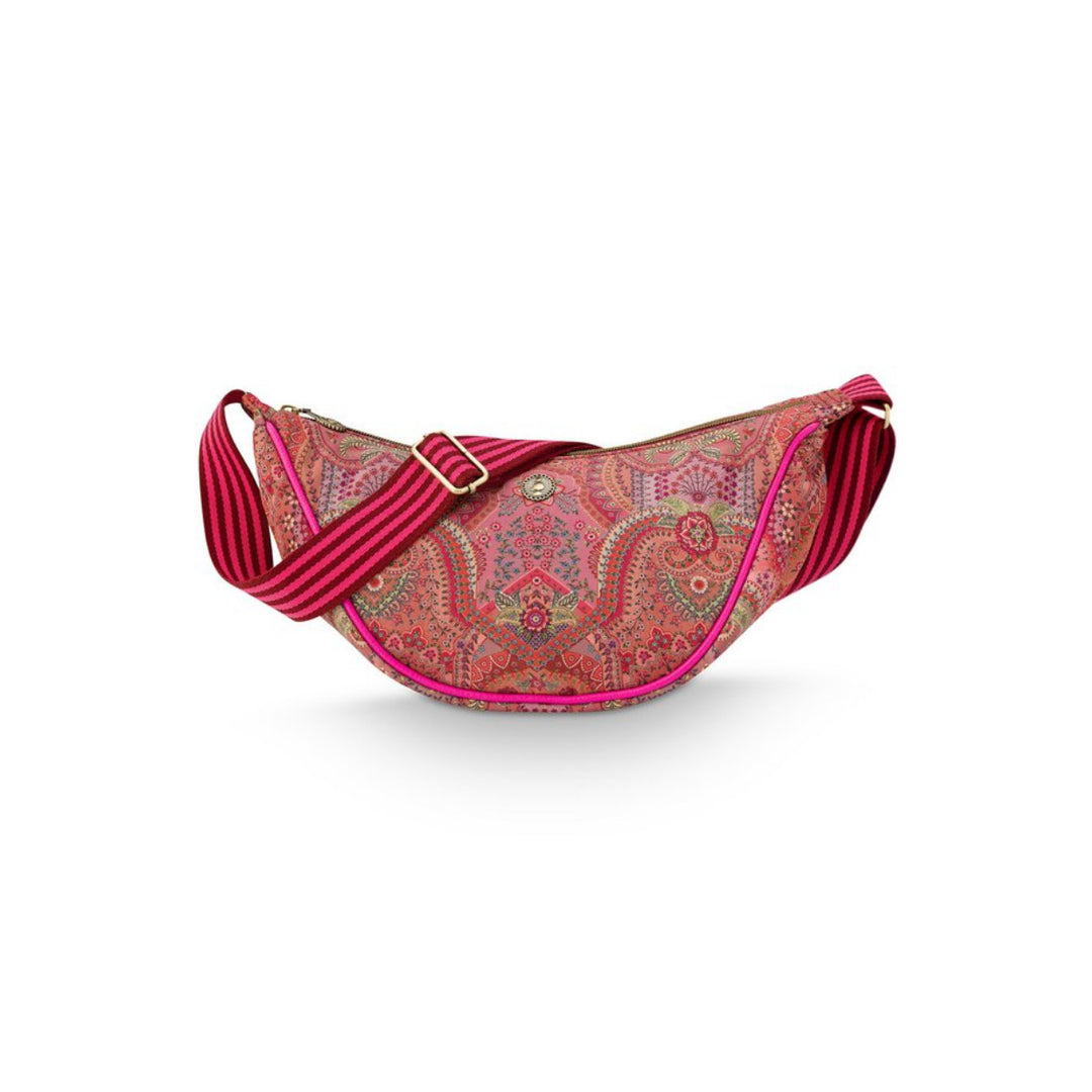 Half Moon Cross Body Bag FREYA JABALI RED