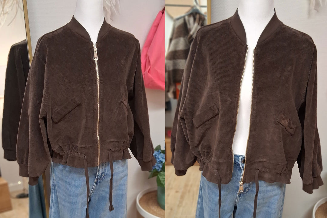 Jacke - leichter Blouson - Cord - 3 Farben