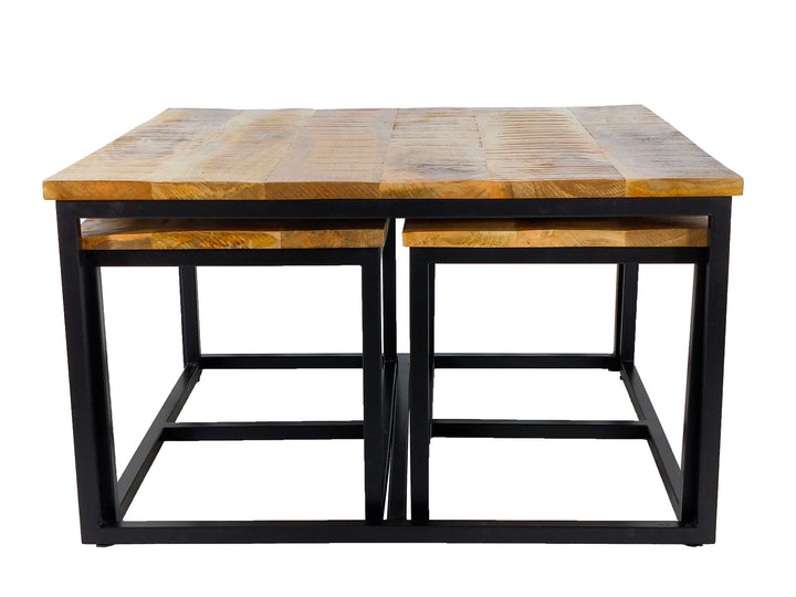 Couchtisch - Beistelltisch ONTARIO - Satztisch - 3er-Set