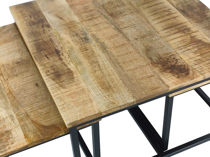 Couchtisch - Beistelltisch ONTARIO - Satztisch - 3er-Set