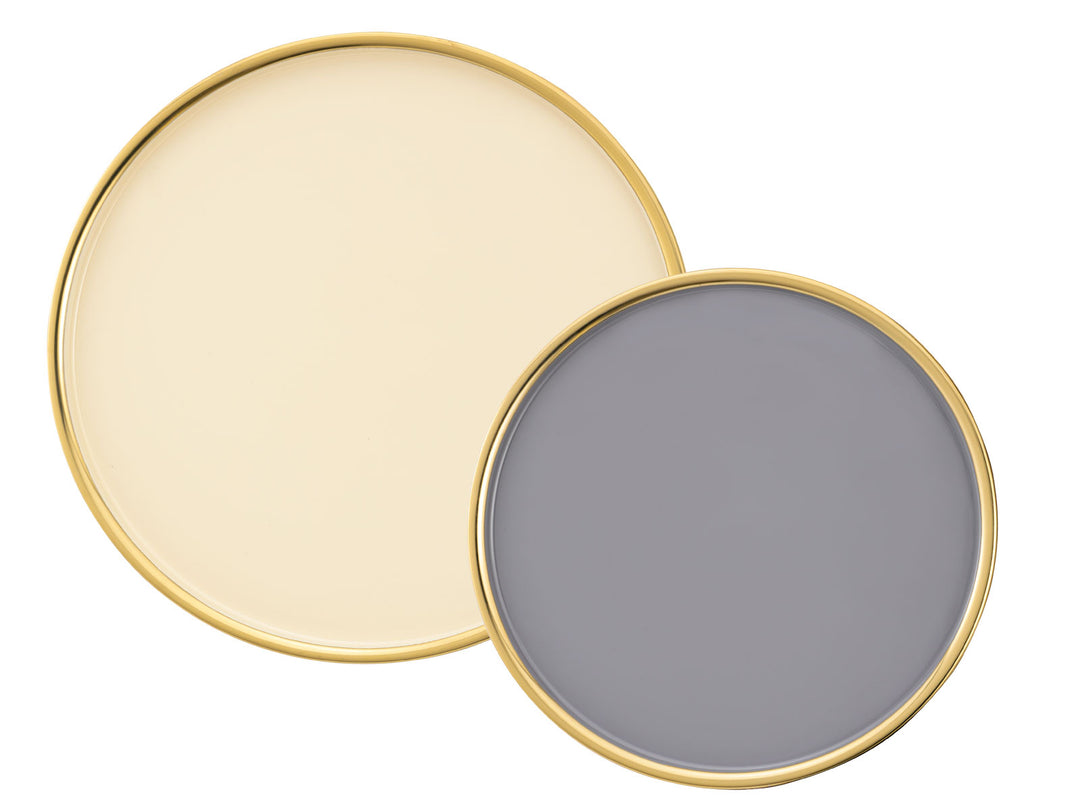 Couchtische - Beistelltische - Sofatisch GLAMIRA - Dekotische 2er-Set Gold