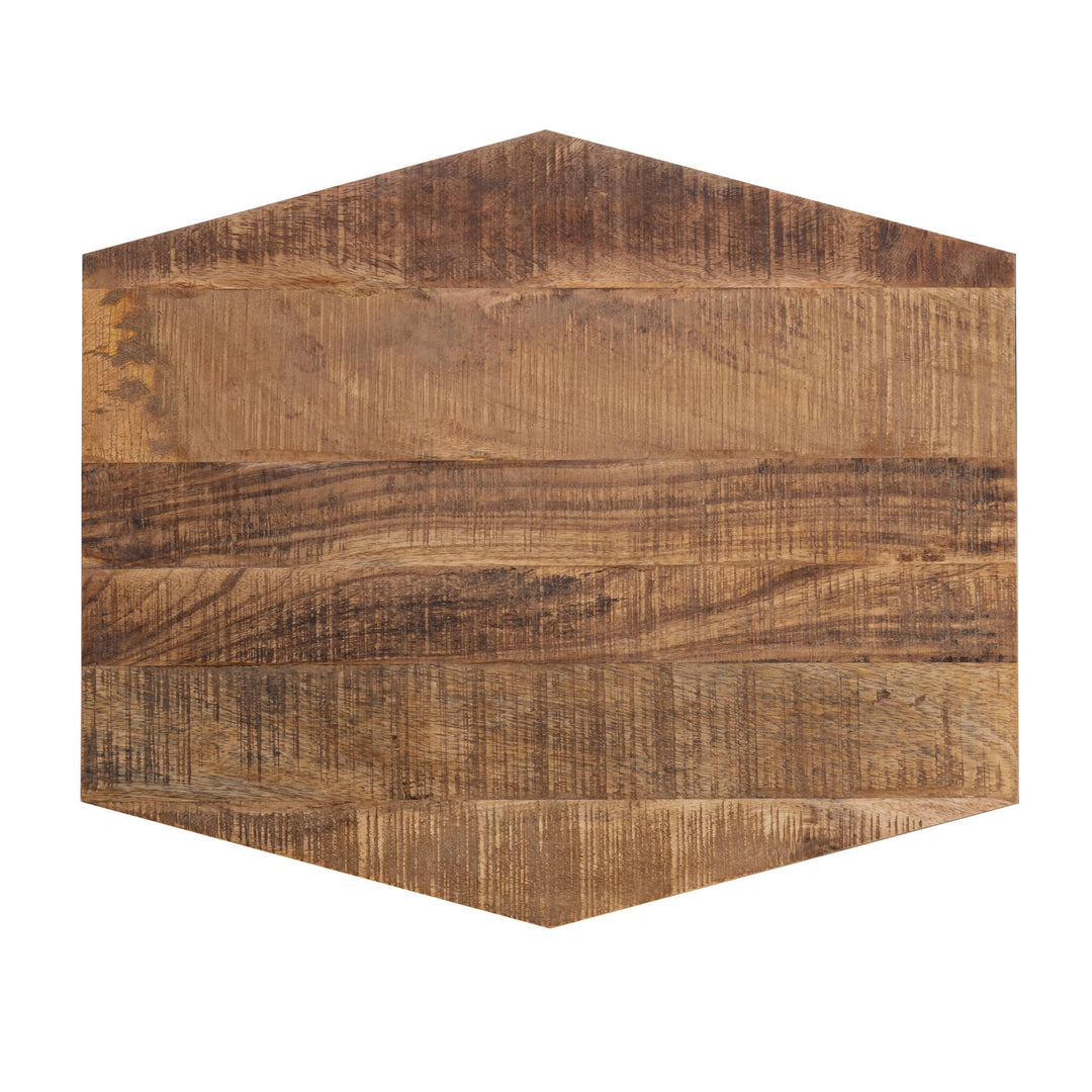 Couchtisch - Beistelltisch INKA - Wohnzimmertisch - Metall-Gestell schwarz