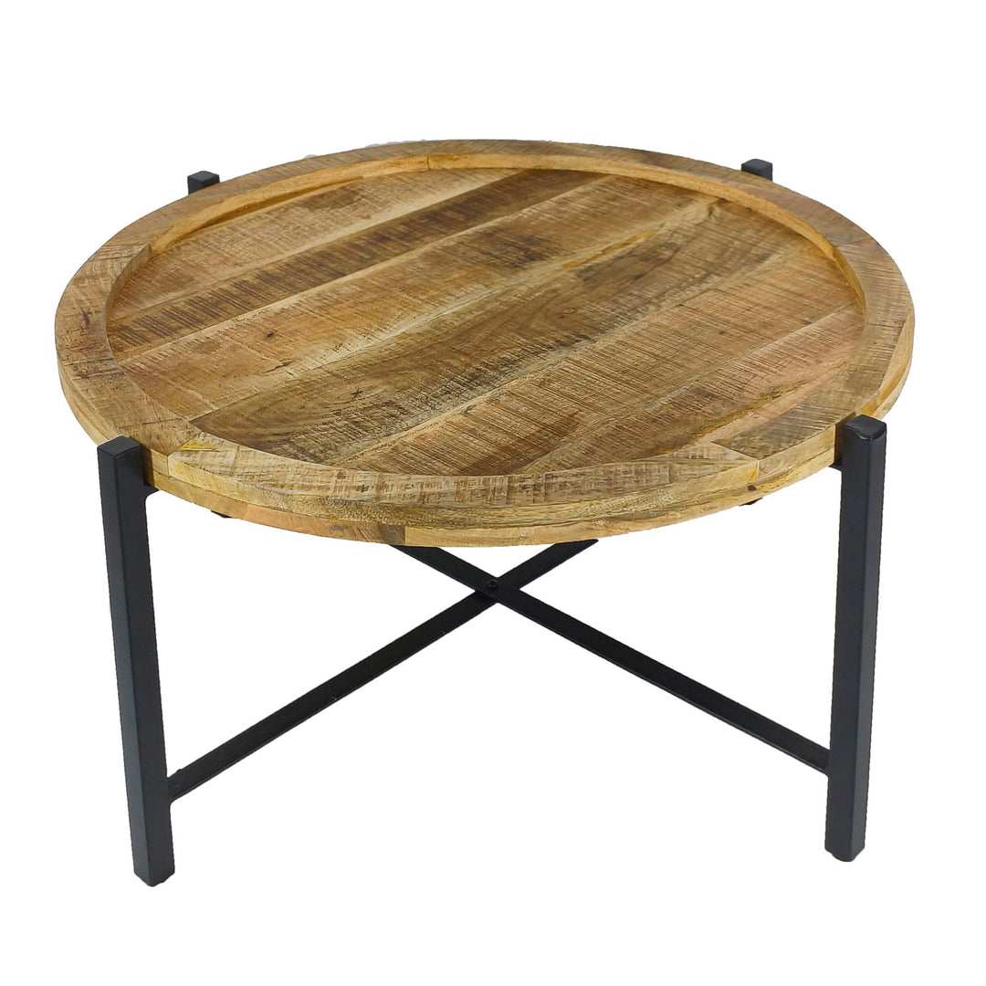 Couchtisch - Beistelltisch - Wohnzimmer Tisch SIOUX - Metall-Gestell - schwarz o. weiß