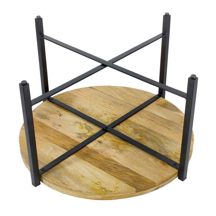 Couchtisch - Beistelltisch - Wohnzimmer Tisch SIOUX - Metall-Gestell - schwarz o. weiß