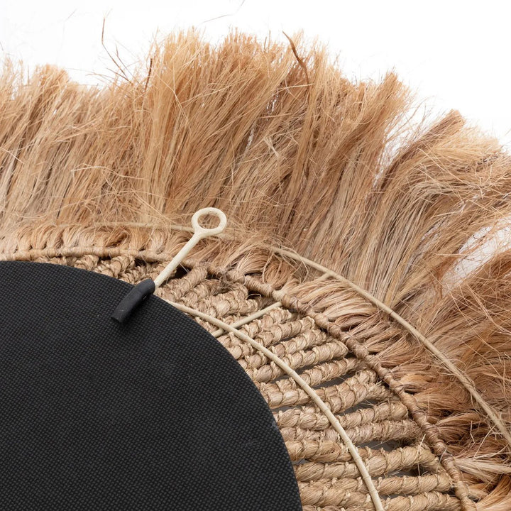 SOLOMON Spiegel - Wanddekor - Abaca Natur