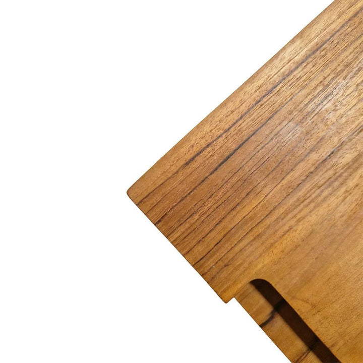 TEAK SQUARE Servierplatte - Servierbrett - Dekotablett