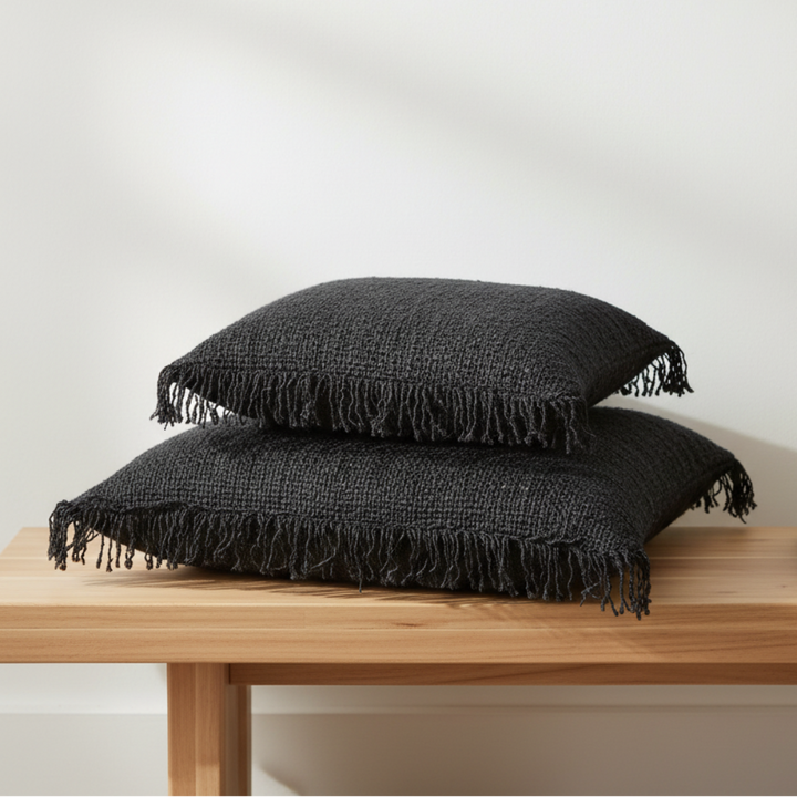 OH MY GEE Kissenbezug - Schwarz-Navy 60x60