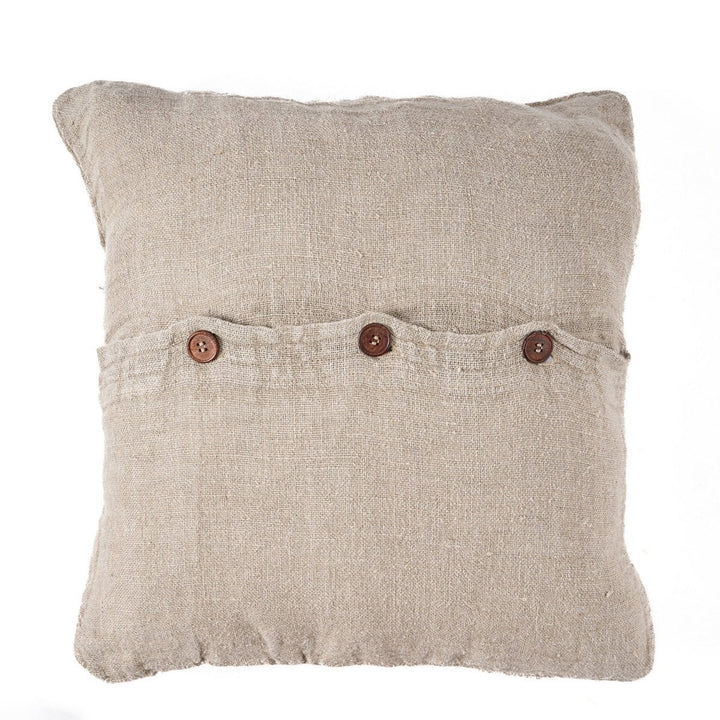 LINEN EDIT Kissenbezug - Leinen Natur 50x50
