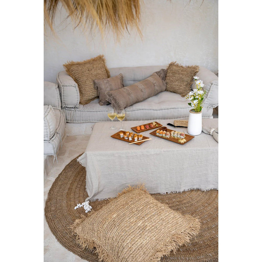 Die Leinentischdecke – Beige