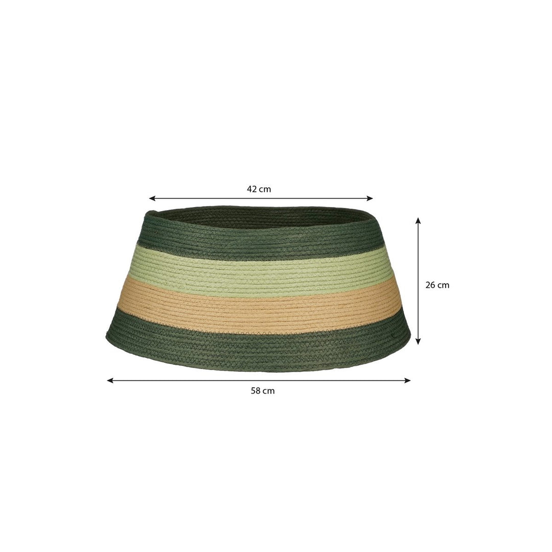 Weihnachtsbaum Korb – H26 x Ø58 cm – Papier – Grün