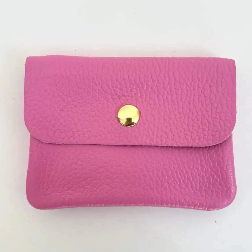 Geldbeutel BLUSH - Minitäschchen - Leder / Wildleder / Metallic