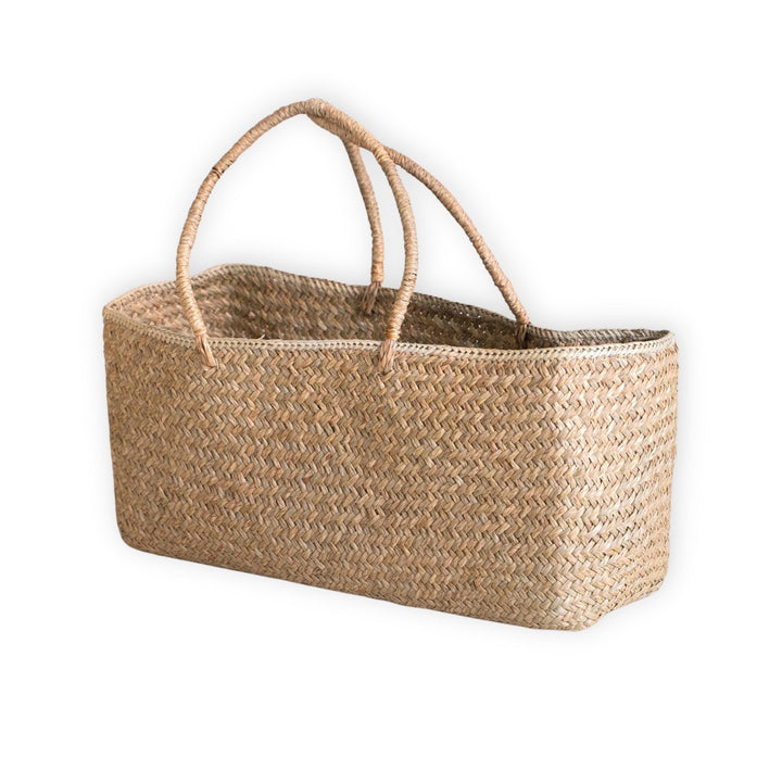 Shopper Tasche SALARA - Handgewebe Einkaufstasche aus Seegrass