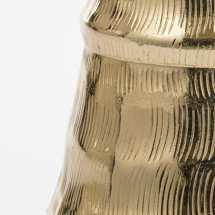 Deko Weihnachtsbaum - Aluminium - Gold - H36cm