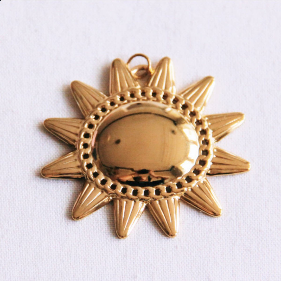 Charm SUNSHINE Gold - Kettenanhänger