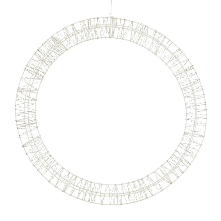 LED Weihnachtsdeko - Lichterkranz - warmweiß – Ø56 cm